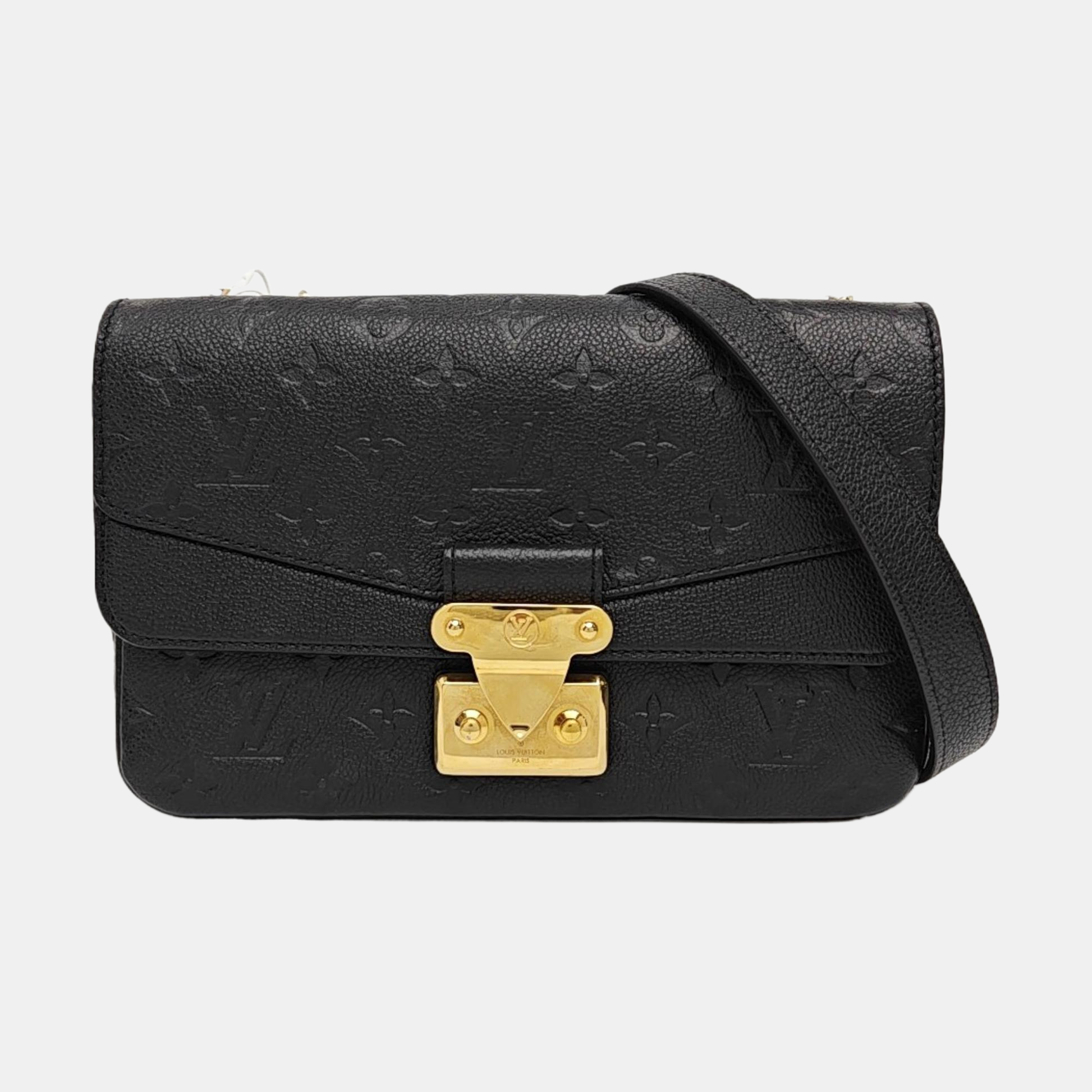 MARCEAU Monogram Calfskin Black