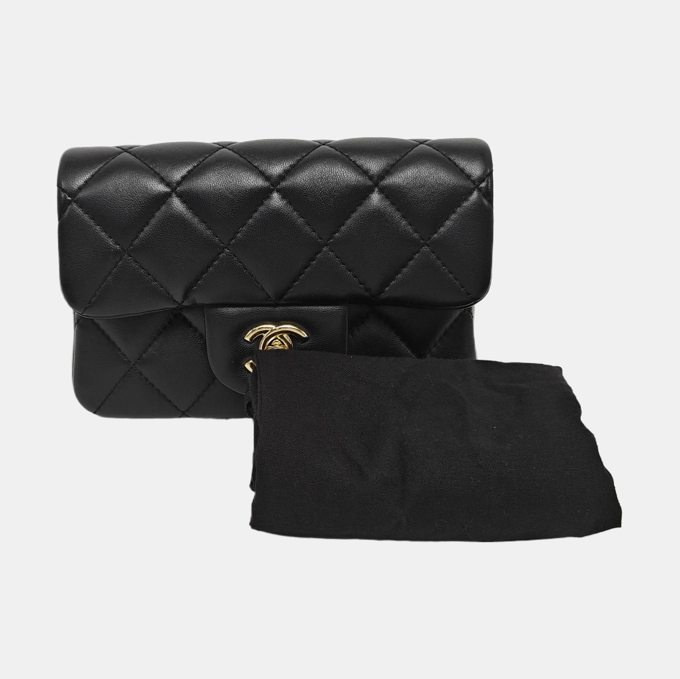 CLASSIC FLAP Mini Quilted Lambskin Black