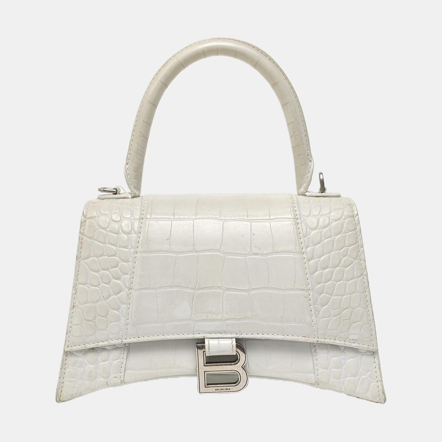 Hourglass S Calfskin White