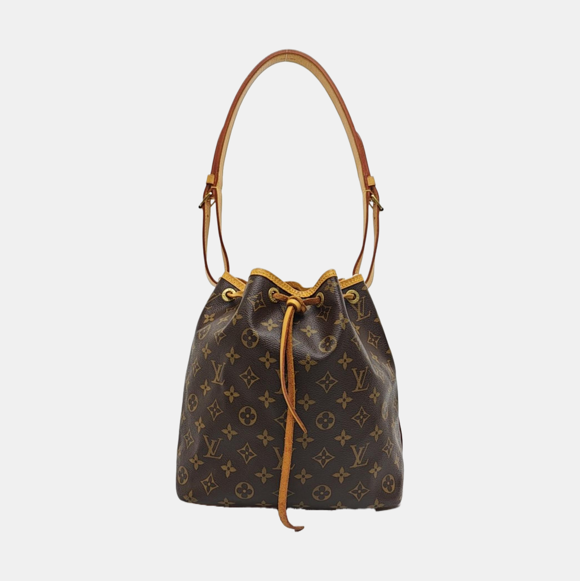 NÉONOÉ PM Monogram Coated Canvas Brown