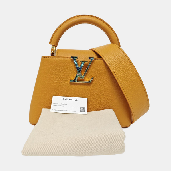 CAPUCINES Mini Calfskin Orange
