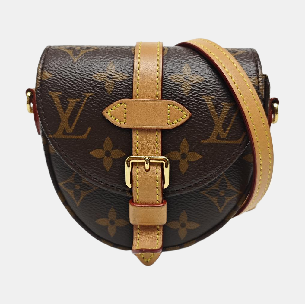 CHANTILLY Mini Monogram Coated Canvas Brown