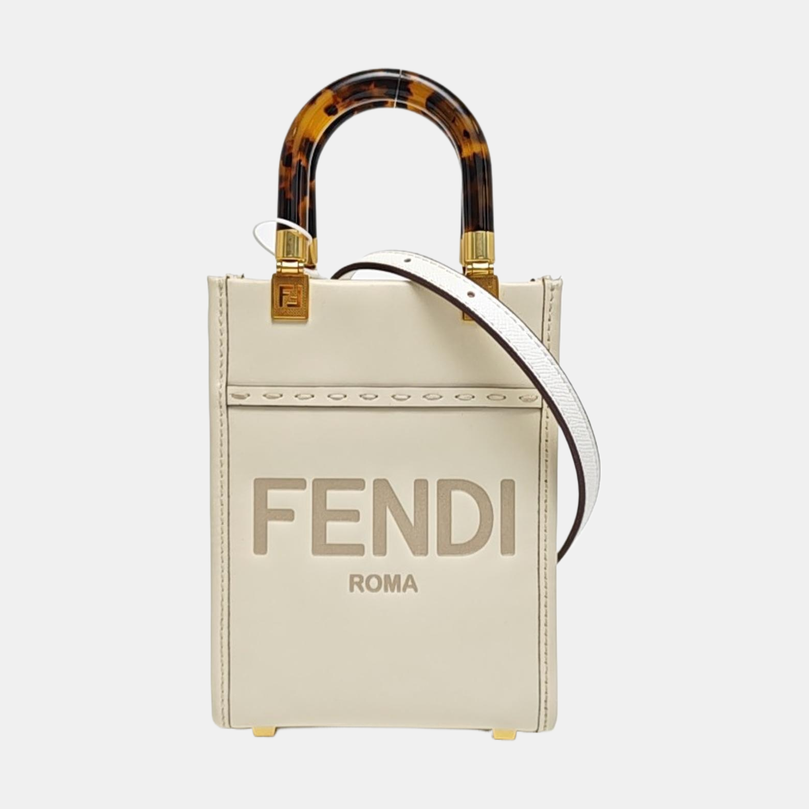 Sunshine Mini Calfskin White