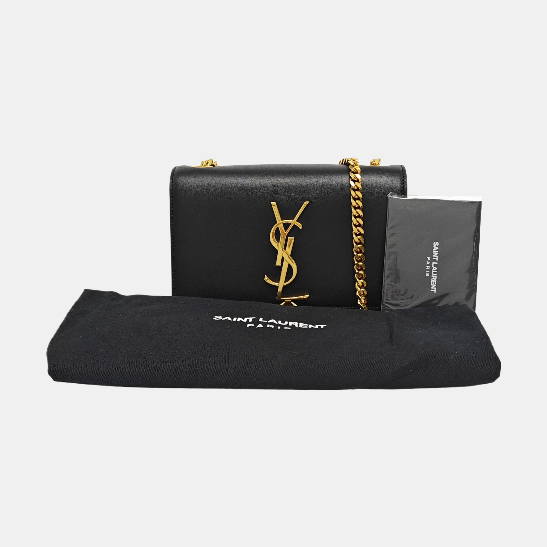 Authenticated pre-owned  KATE Mini Calfskin Black - Crossbody Bag at Looply