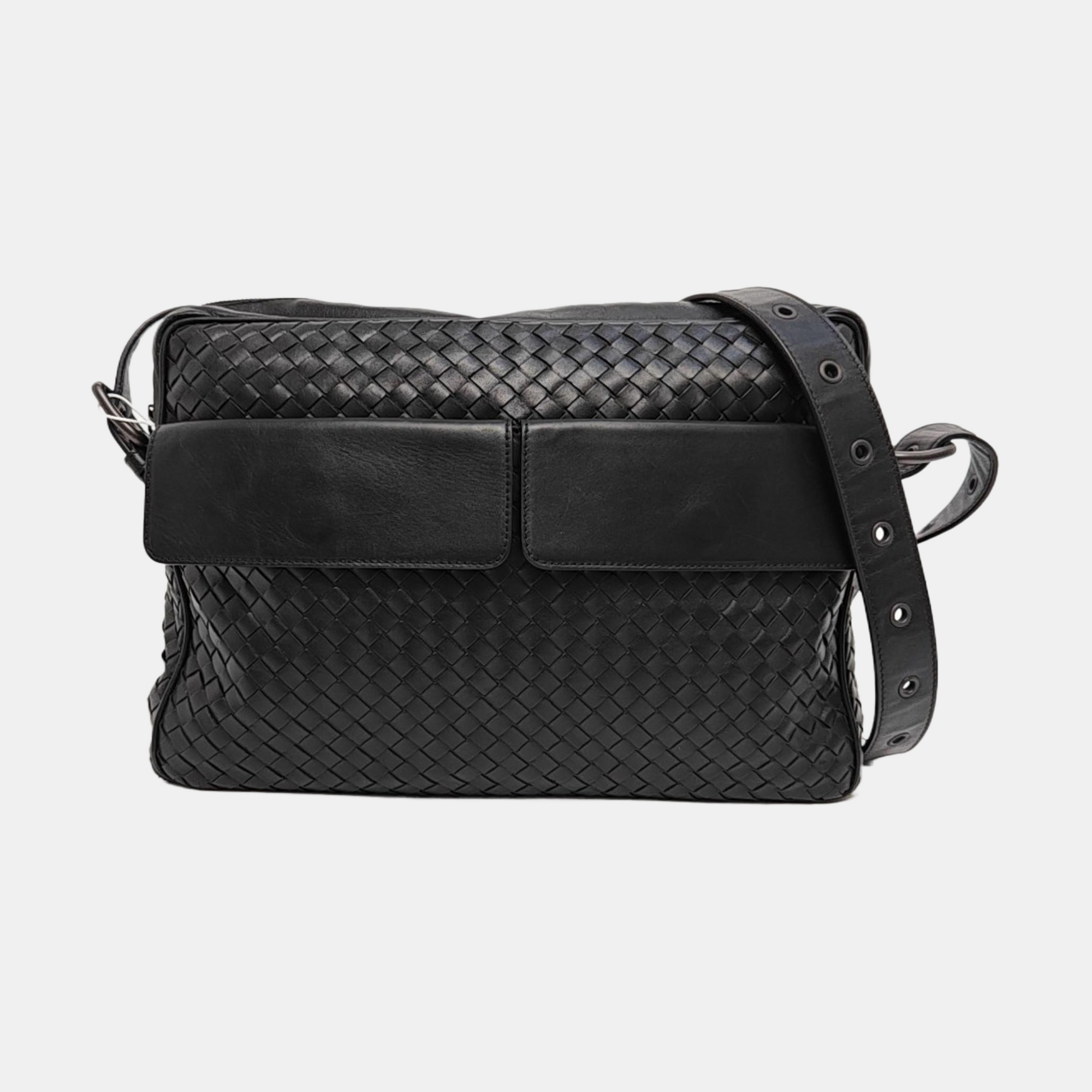 Calfskin Shoulder Bag Black