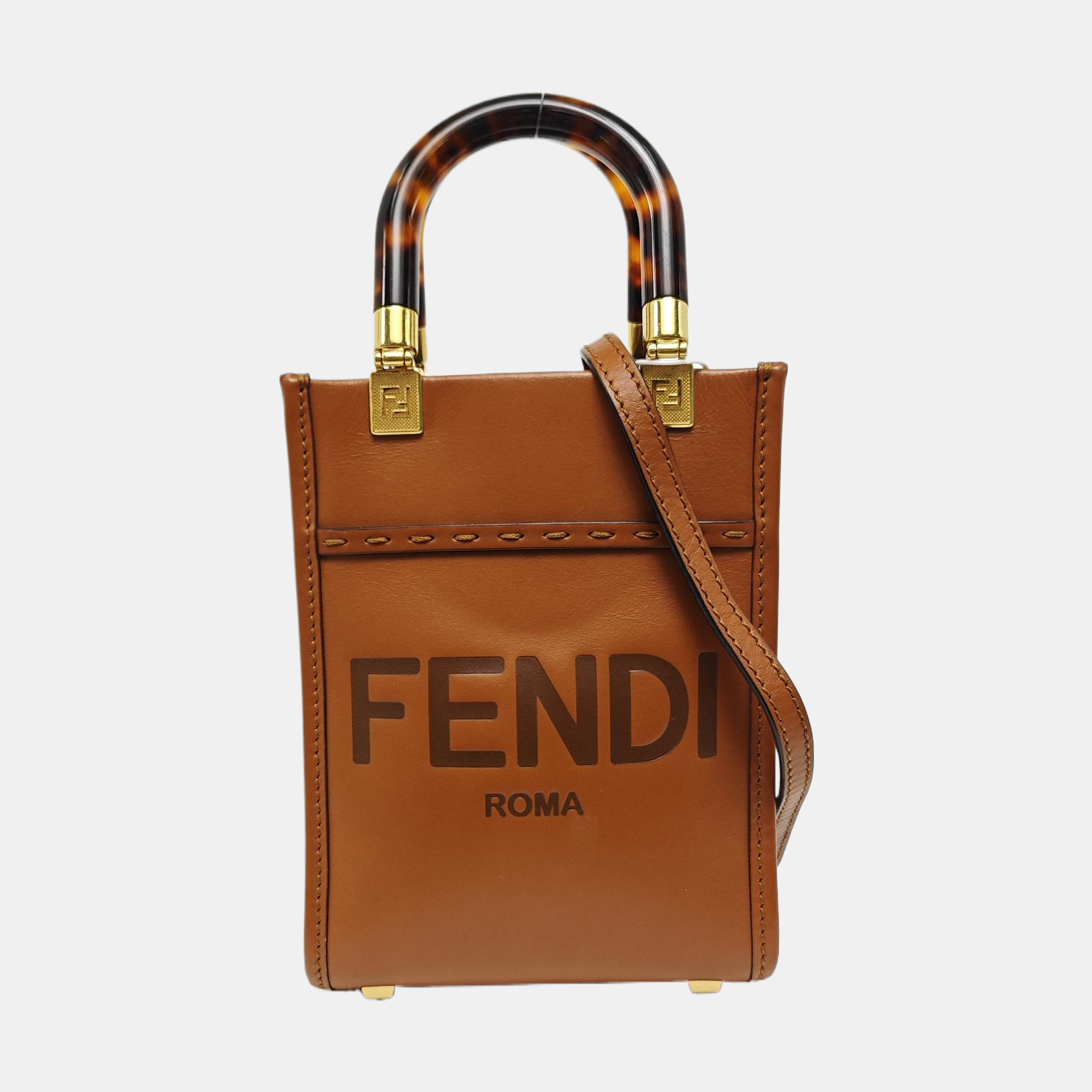 Sunshine Mini Calfskin Brown