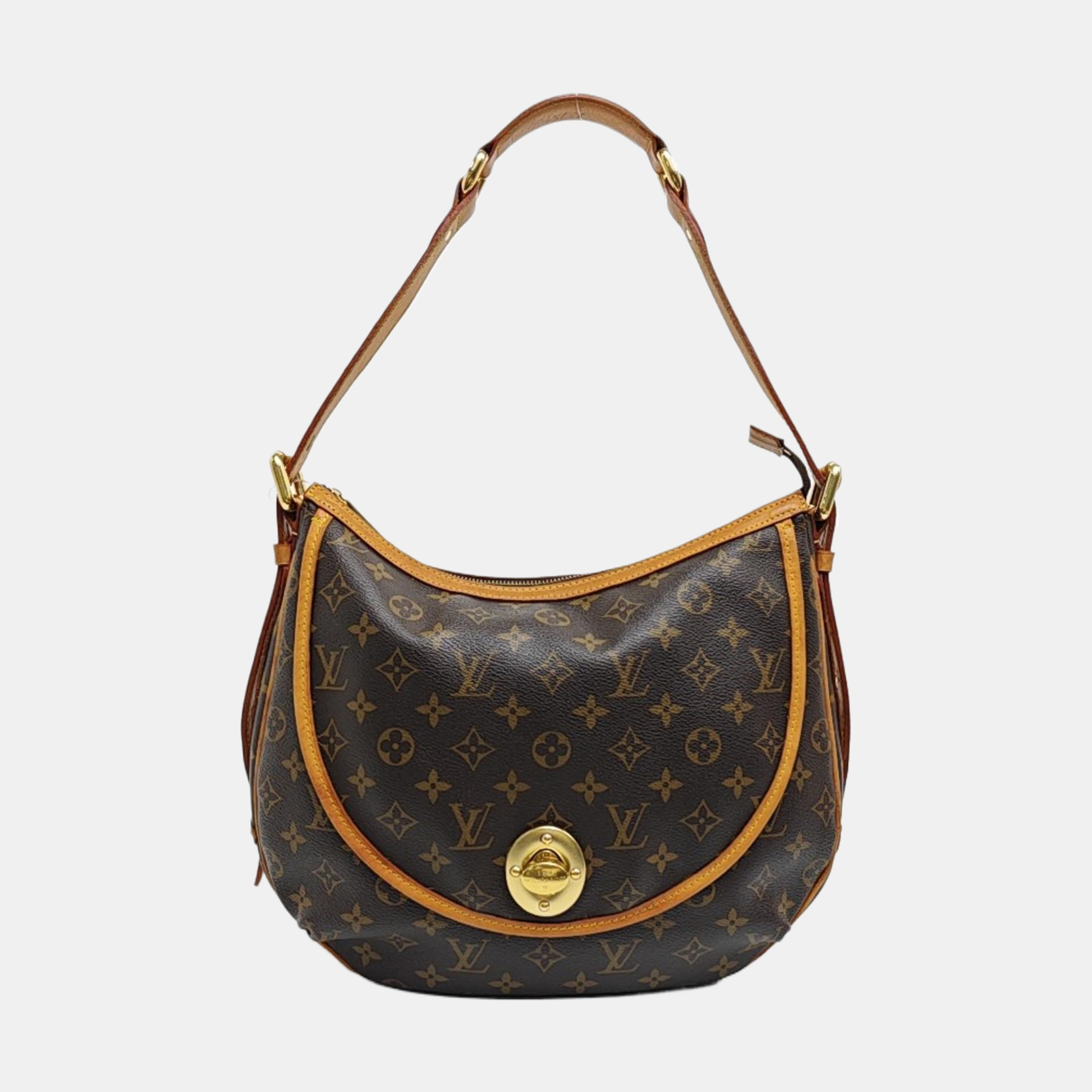 TULUM GM Monogram Coated Canvas Brown