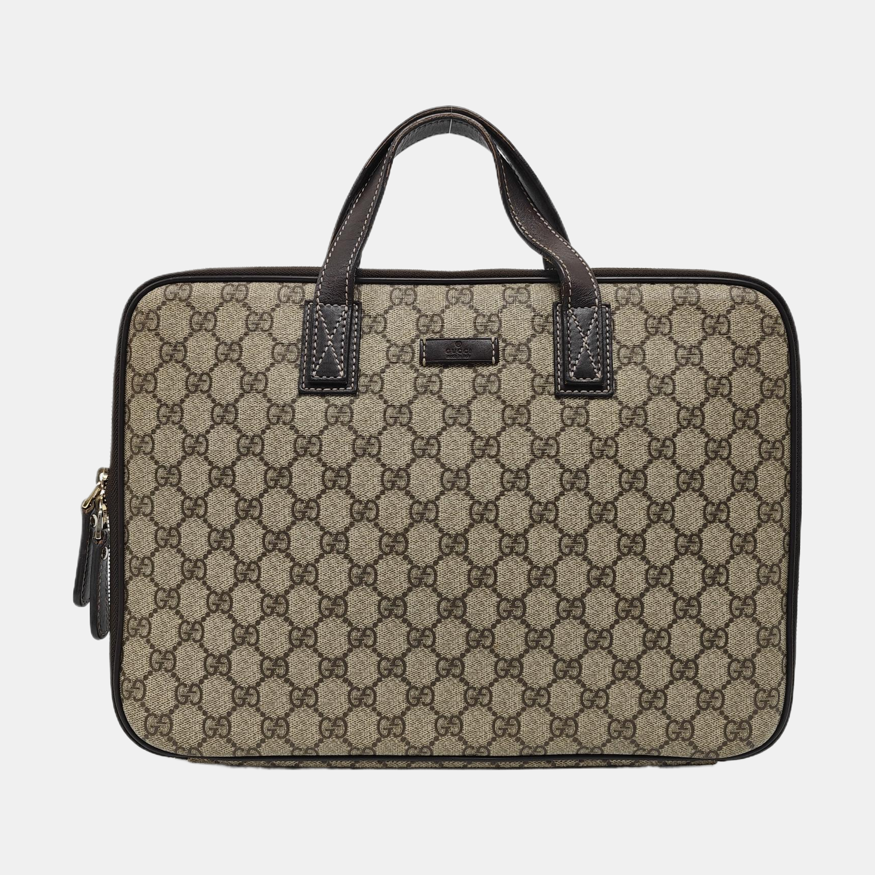 Duffle Monogram Coated Canvas Brown
