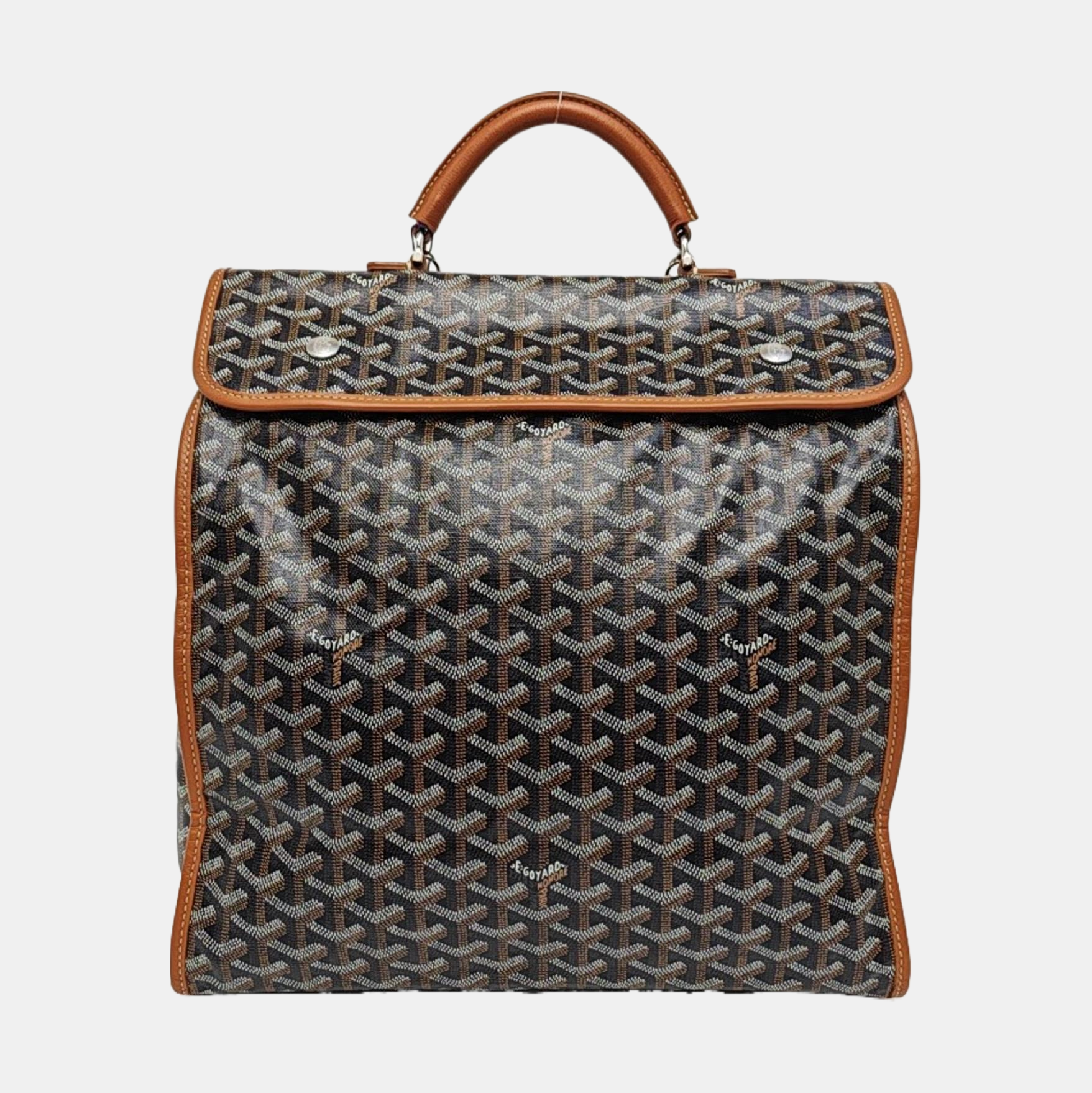 Saint Léger Coated Canvas Brown