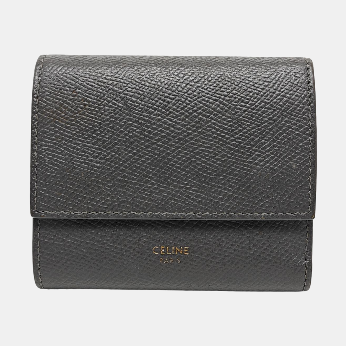 Calfskin Wallet Gray