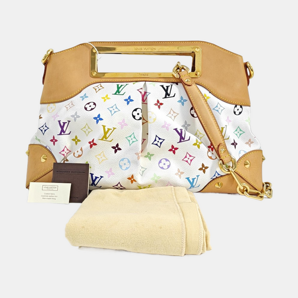 LV × TM JUDY Monogram Coated Canvas White