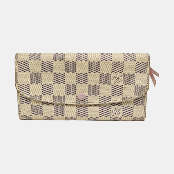 EMILIE Damier Azur Coated Canvas White