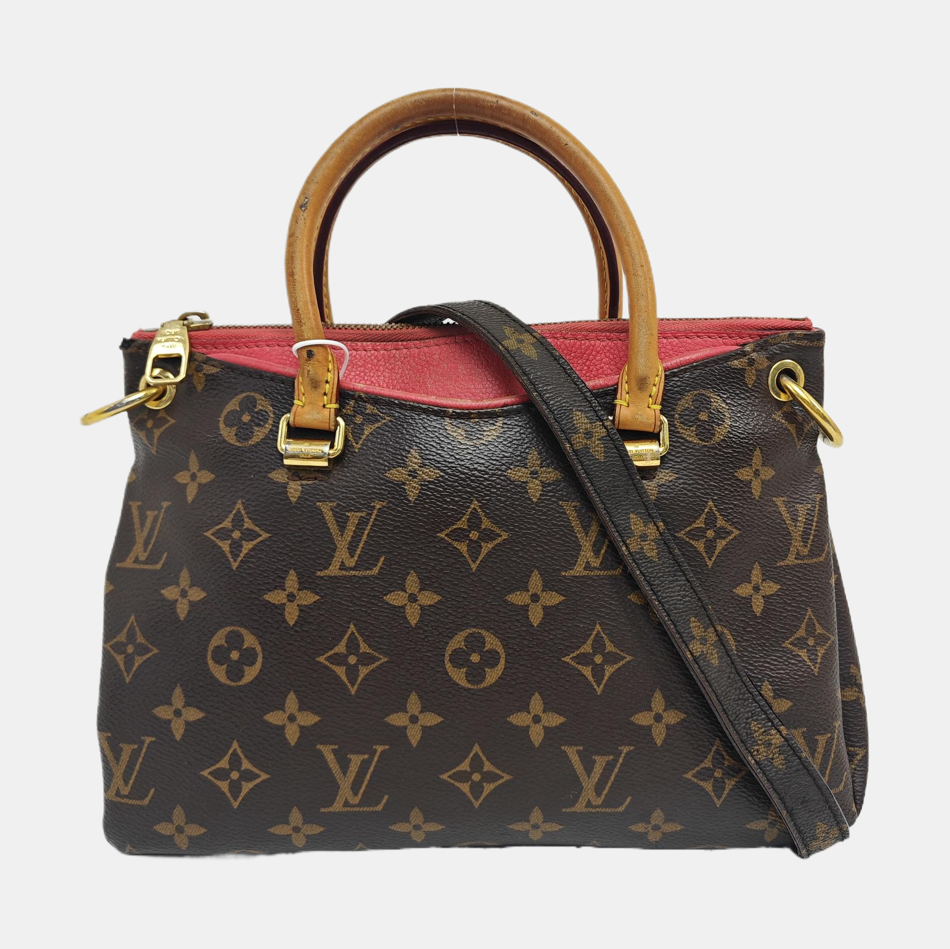 PALLAS BB Monogram Coated Canvas Brown