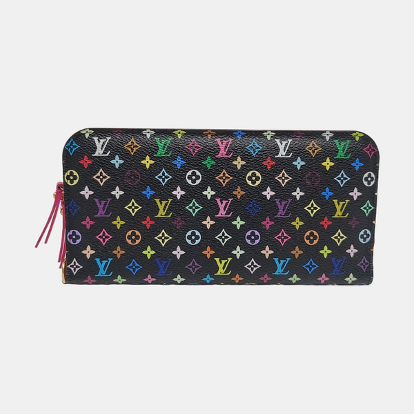 LV × TM INSOLITE Monogram Coated Canvas Black Wallet