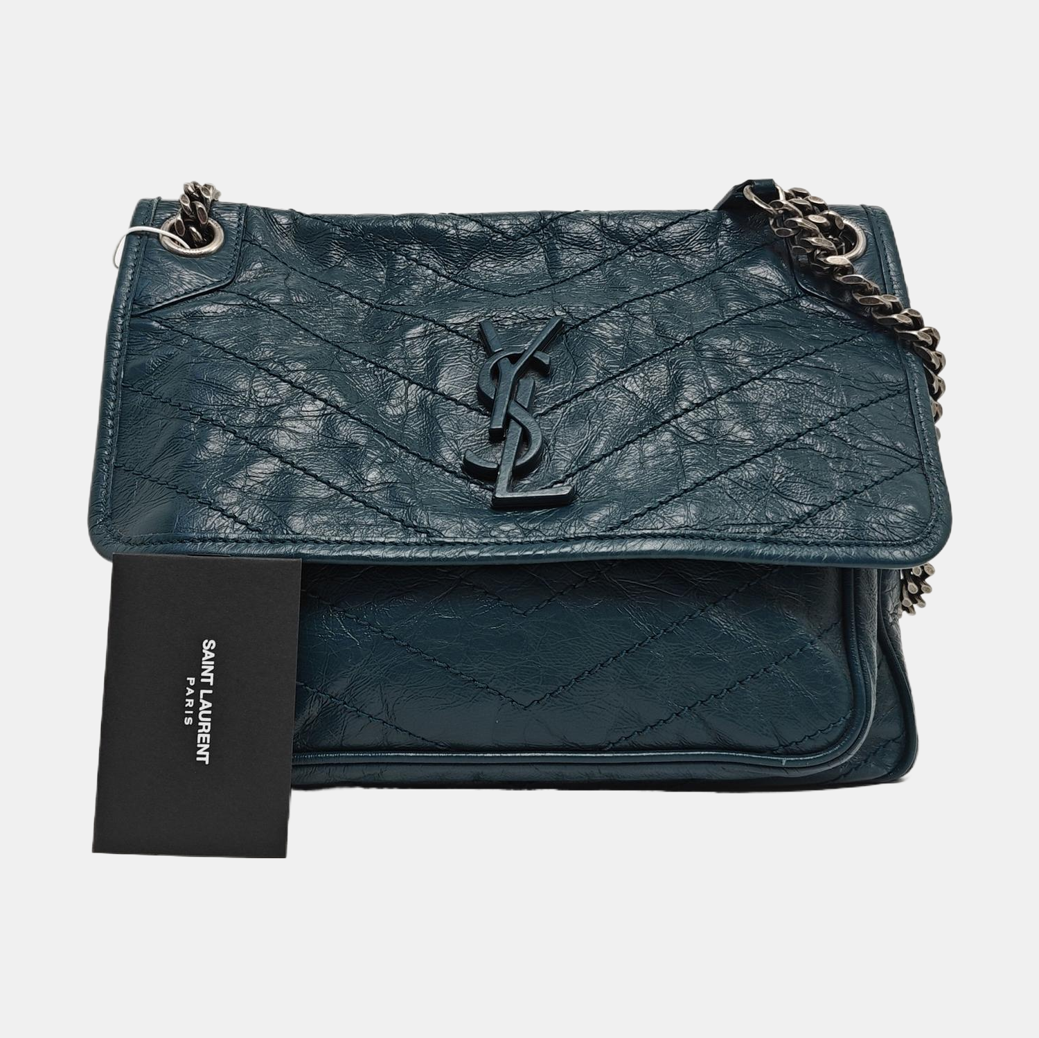 NIKI Medium Quilted Calfskin Green