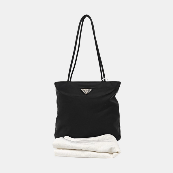 Nylon Tote Bag Black