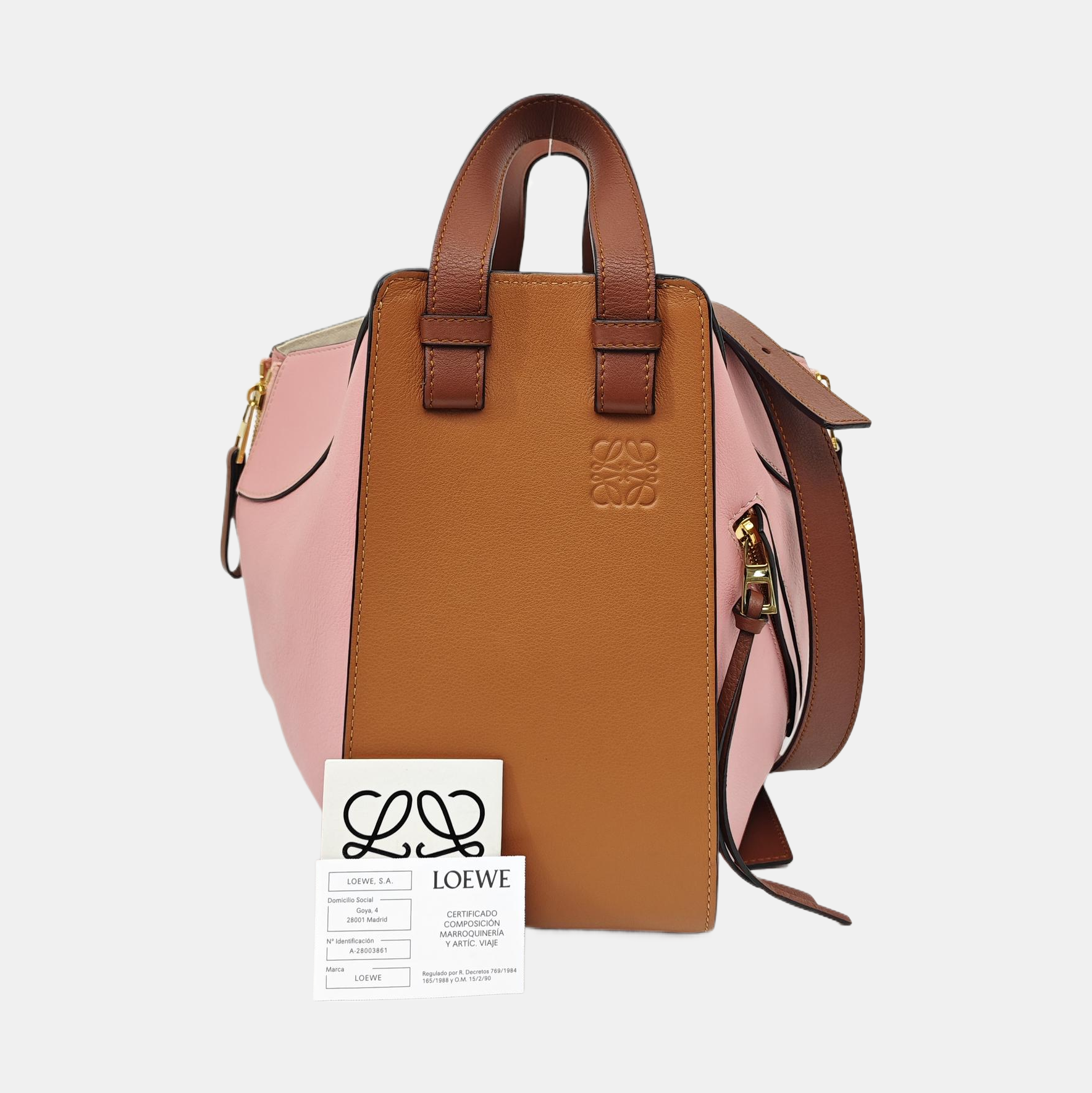 Hammock Small Calfskin Pink