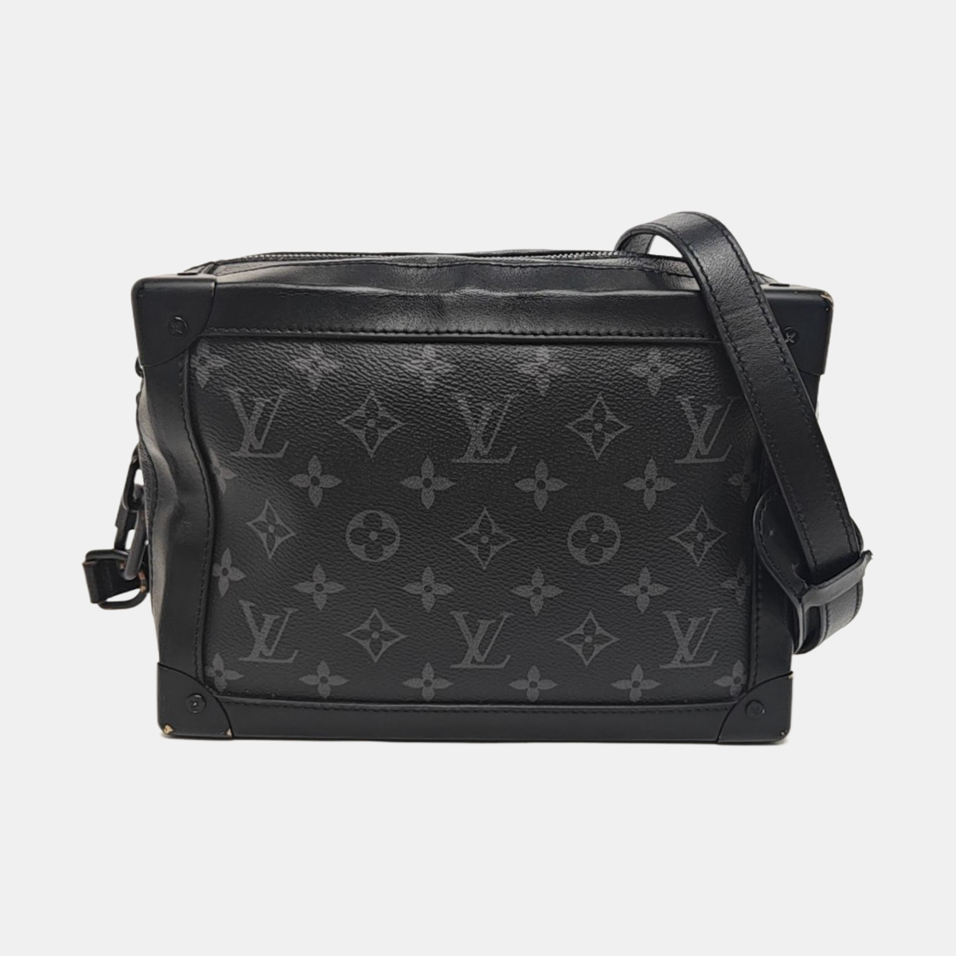 SOFT TRUNK Monogram Coated Canvas Black