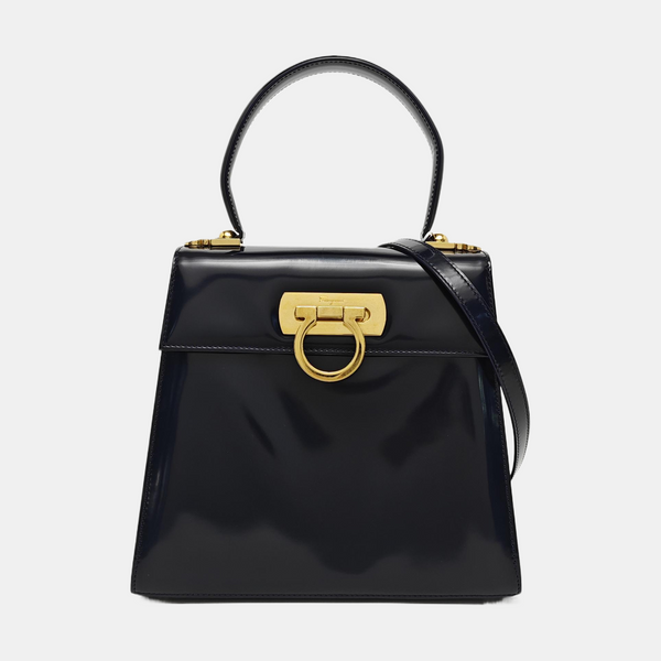 Kelly Patent Leather Blue