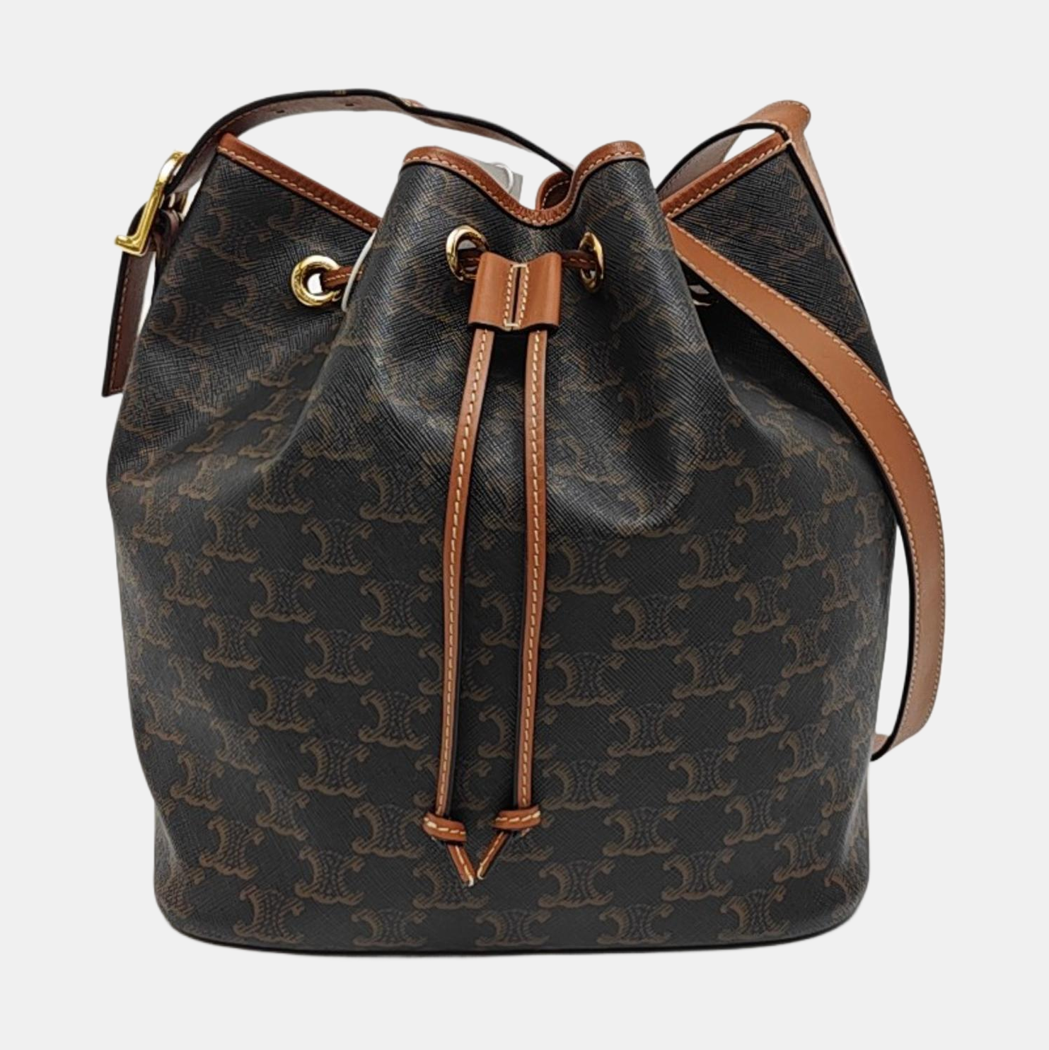 TRIOMPHE CANVAS Medium Coated Canvas Brown