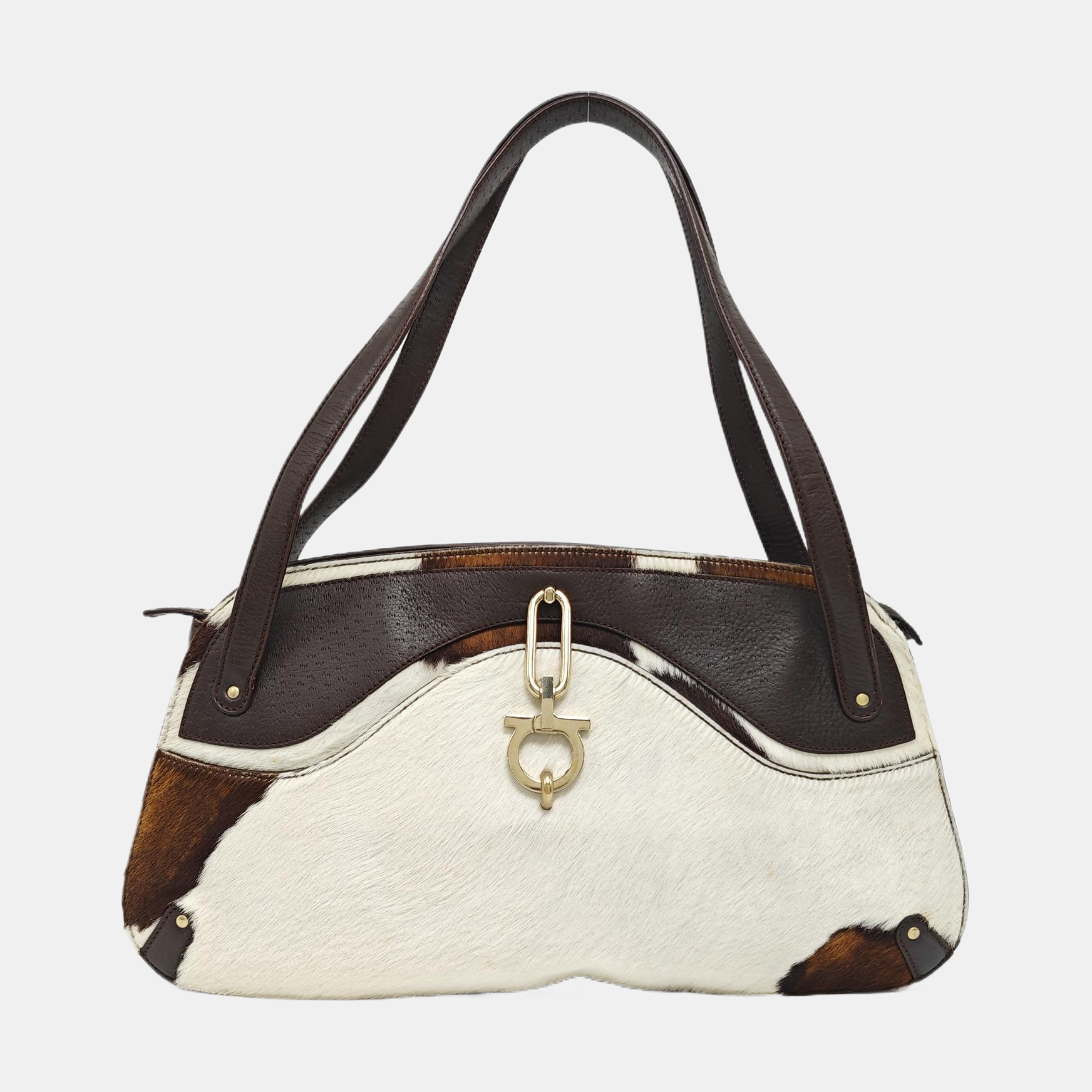 Horsehair Shoulder Bag Multicolor