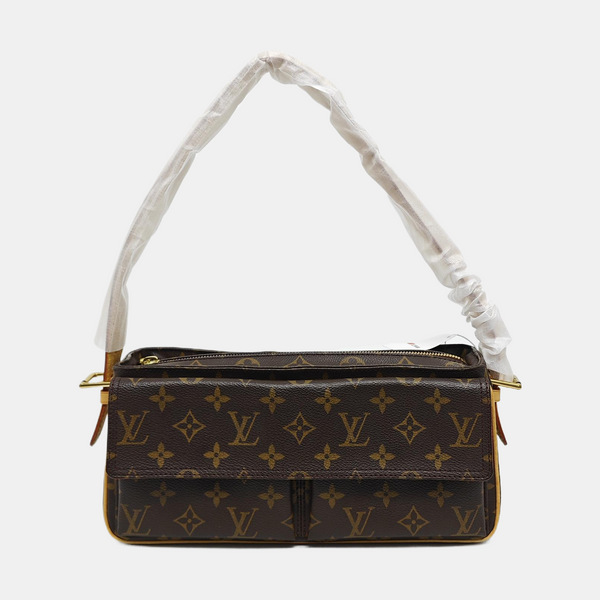 VIVA CITE Monogram Coated Canvas Brown