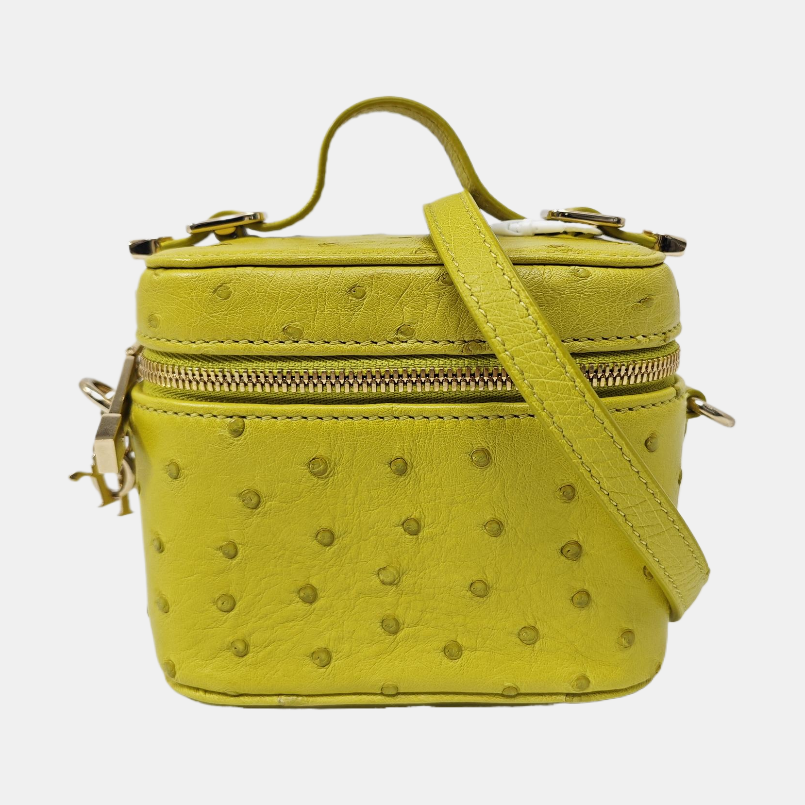 Travel Vanity Ostrich Yellow