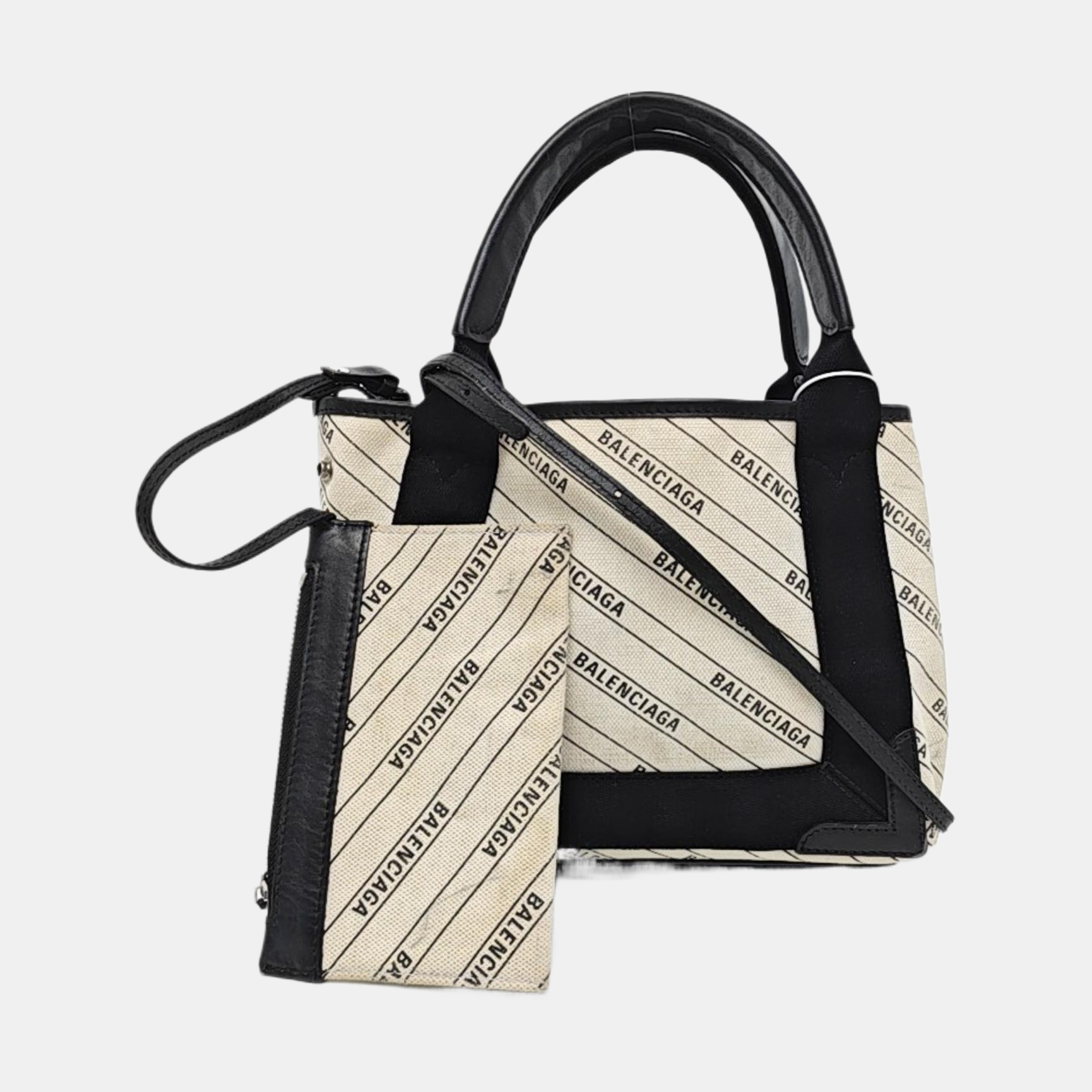 Navy Fabric White