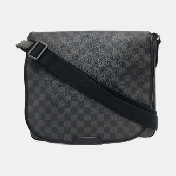 DANIEL Damier Graphite Coated Canvas Gray