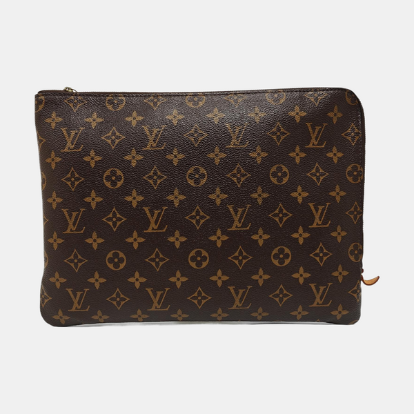 Etui Voyage MM Monogram Coated Canvas Brown