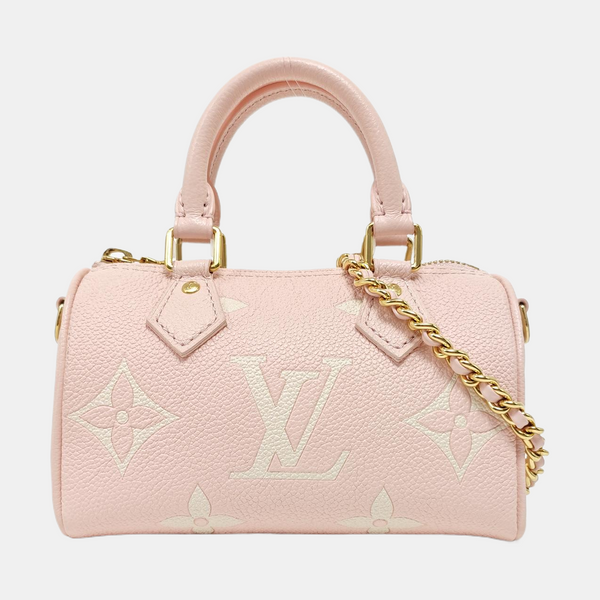 SPEEDY Monogram Calfskin Pink