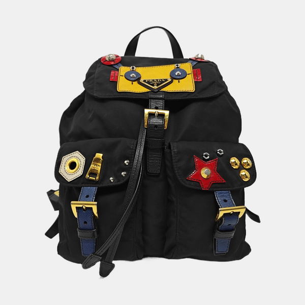 Nylon Backpack Black