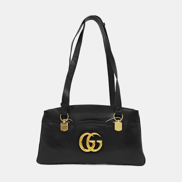 Arli Large Calfskin Black