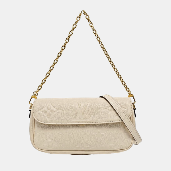 IVY Monogram Calfskin Beige
