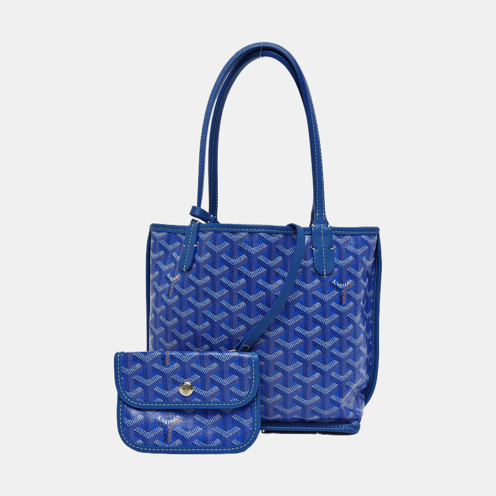 Anjou Mini Coated Canvas Blue