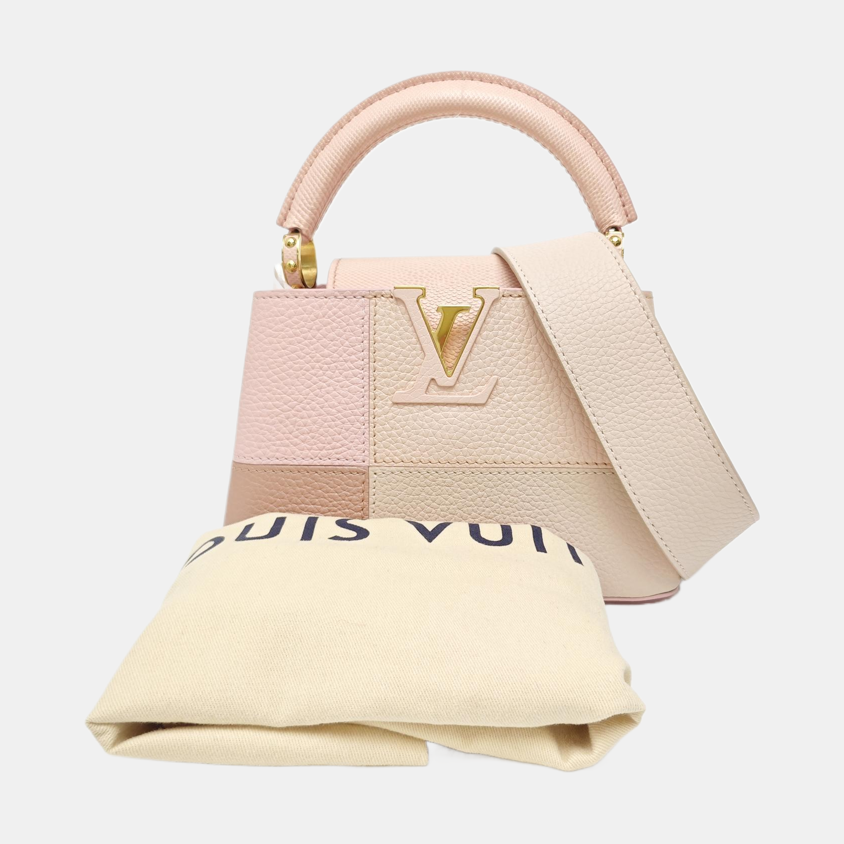 CAPUCINES Mini Calfskin Pink