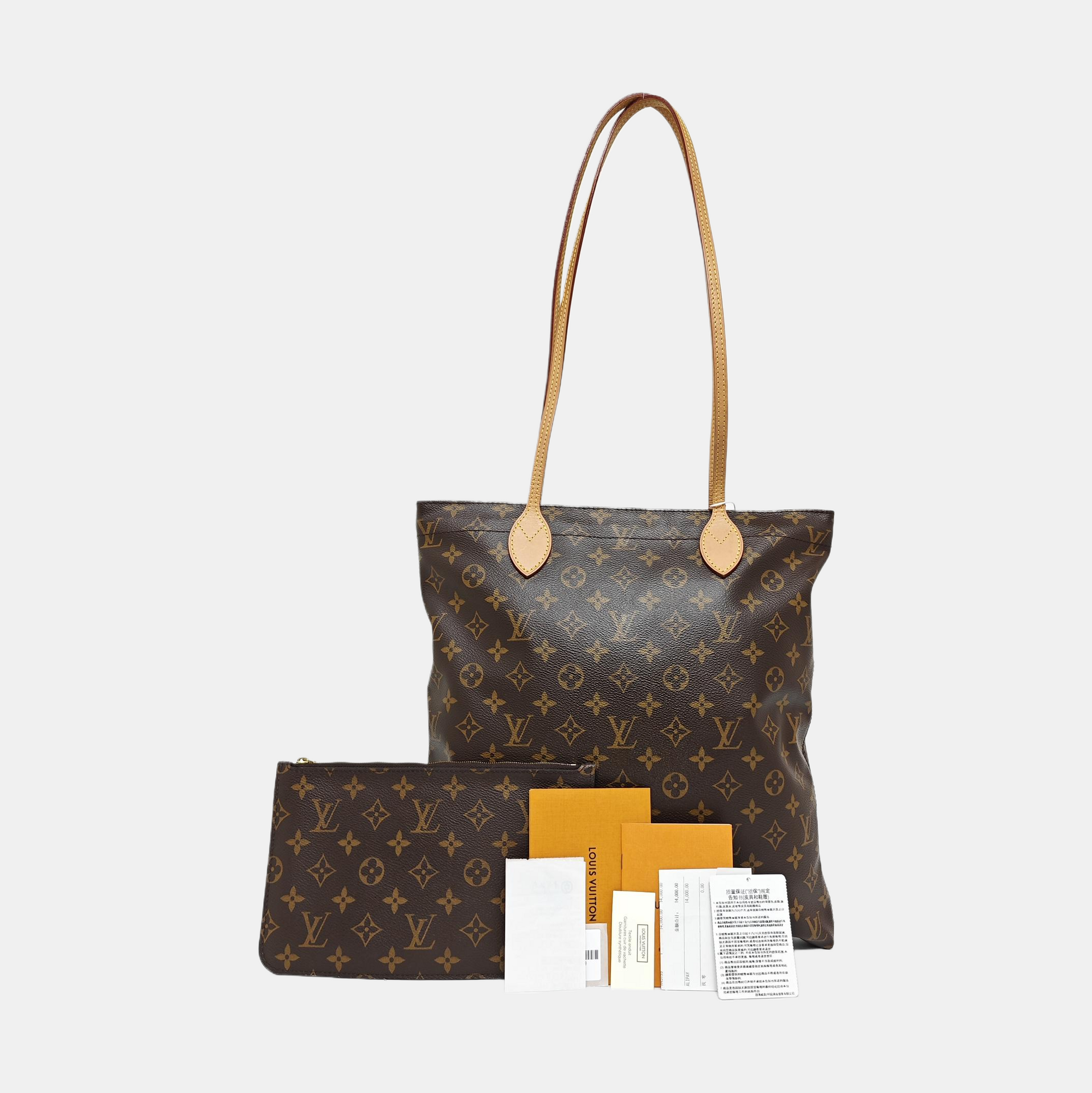 CARRY IT Monogram Coated Canvas Brown