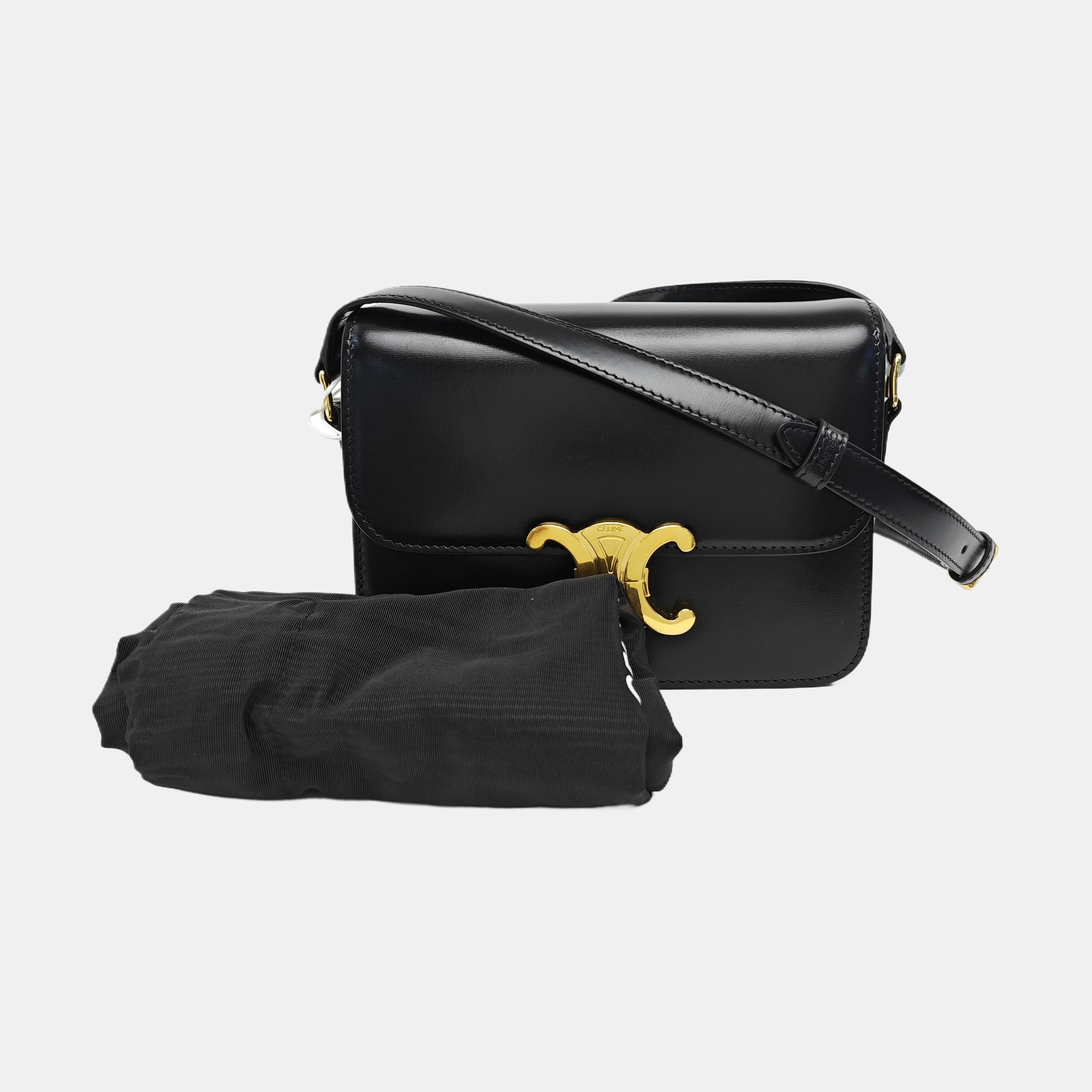 TRIOMPHE Teen Calfskin Black