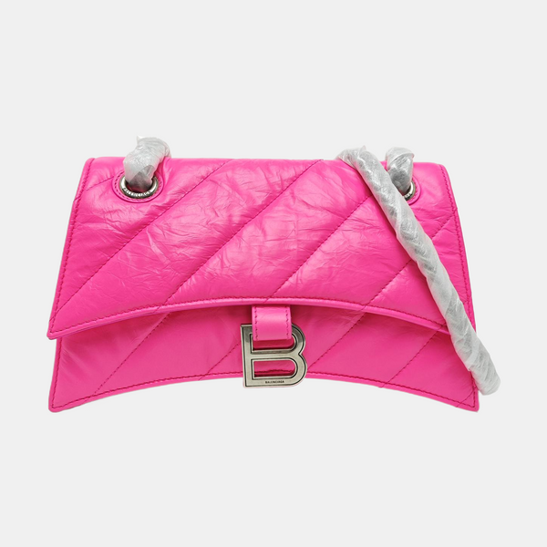 Crush Small Quilted Calfskin Pink