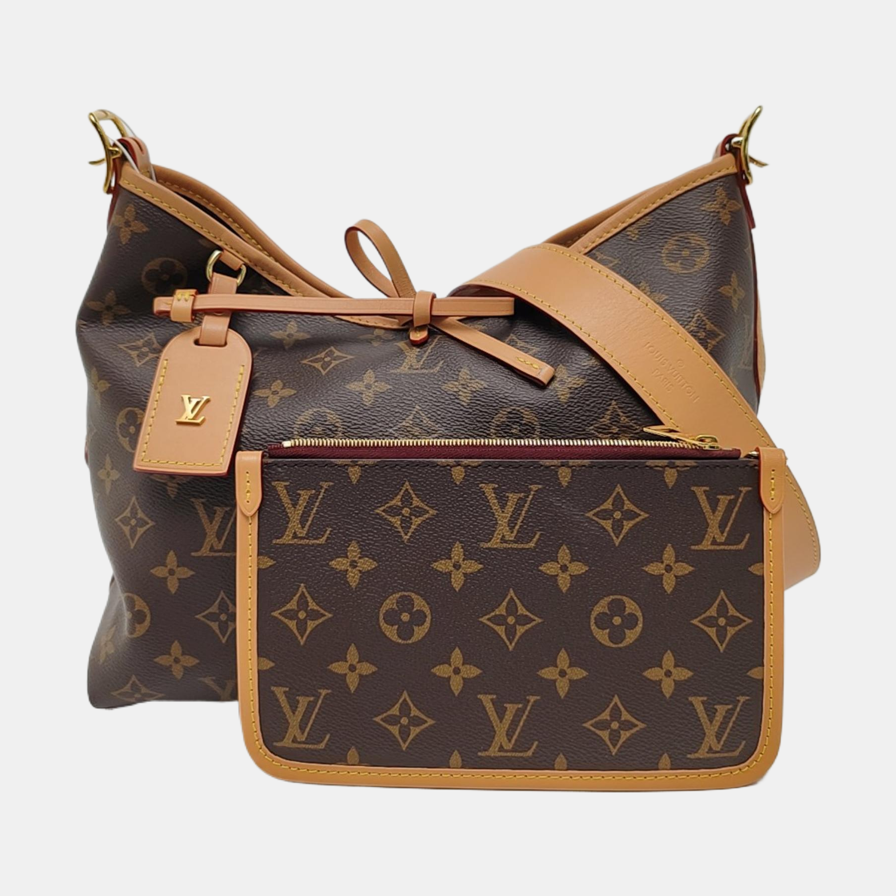 CARRYALL PM Monogram Coated Canvas Brown