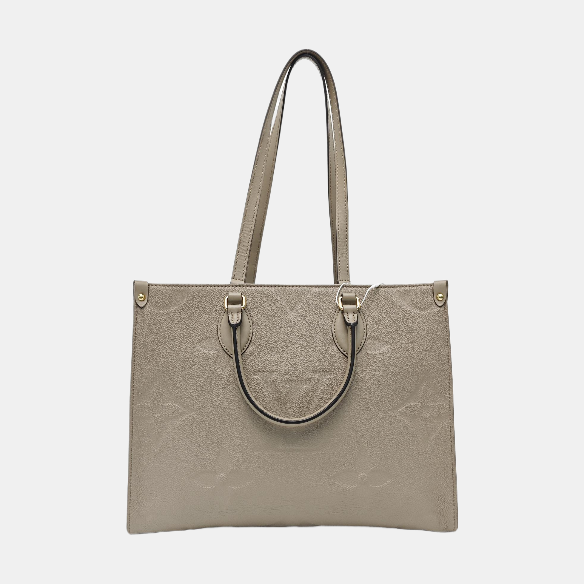 ONTHEGO MM Monogram Calfskin Gray