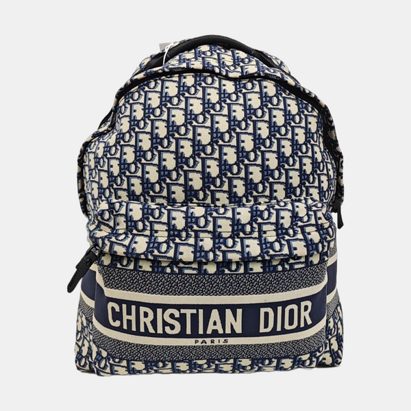 Diortravel Oblique Canvas Blue