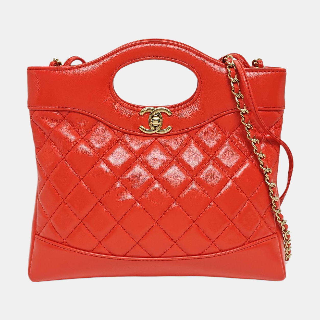 CHANEL 31 Quilted Lambskin Red