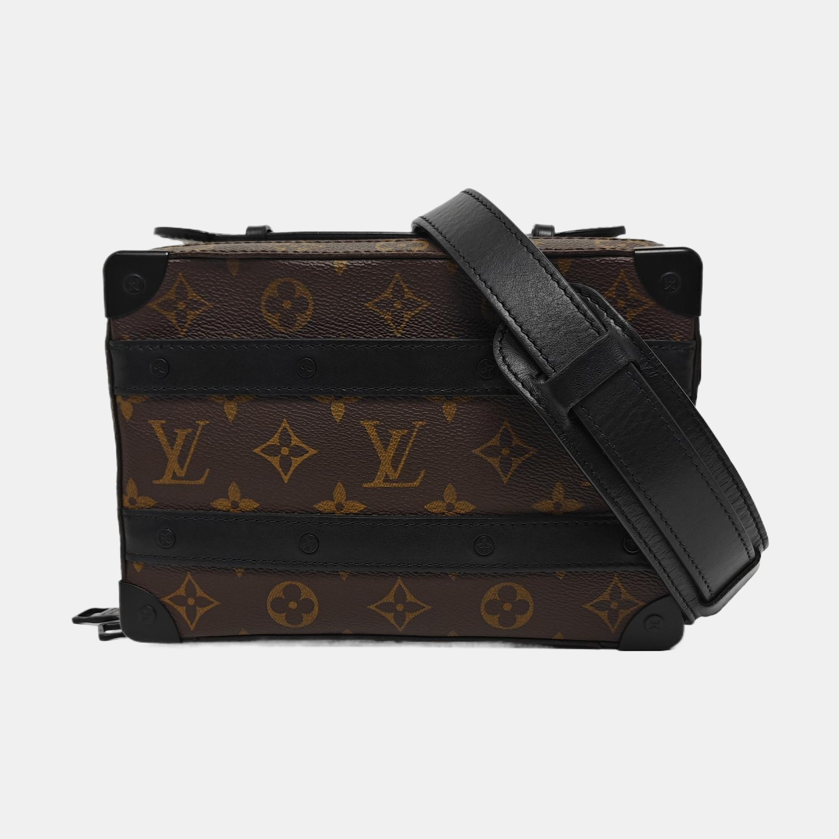 SOFT TRUNK Monogram Coated Canvas Brown