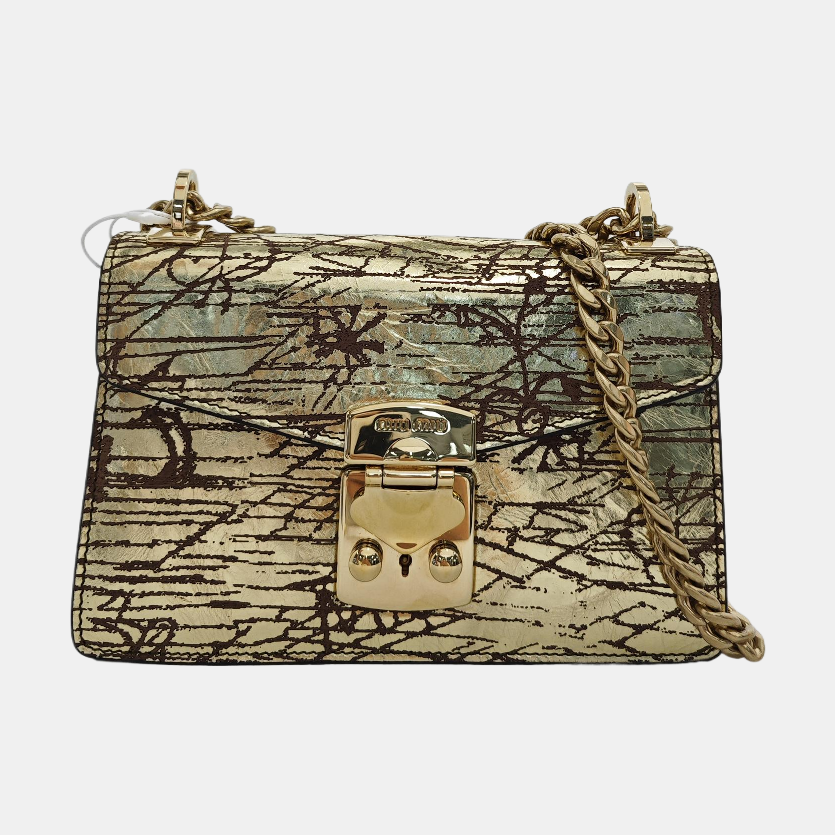 Miu Confidential Calfskin Gold