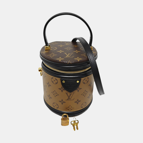 CANNES PM Monogram Coated Canvas Brown