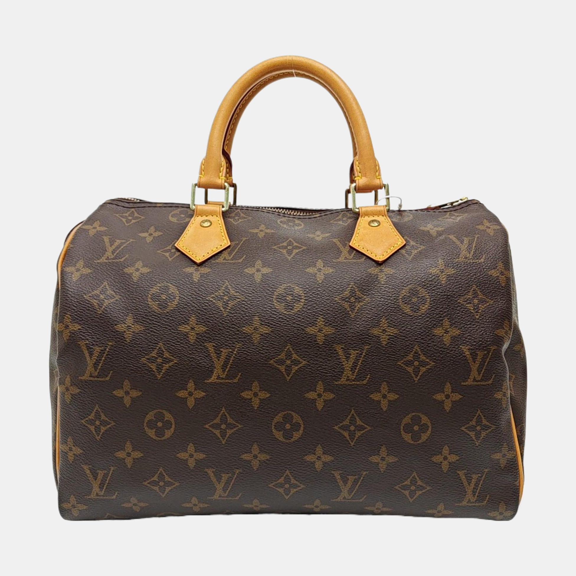 SPEEDY 30 Monogram Coated Canvas Brown