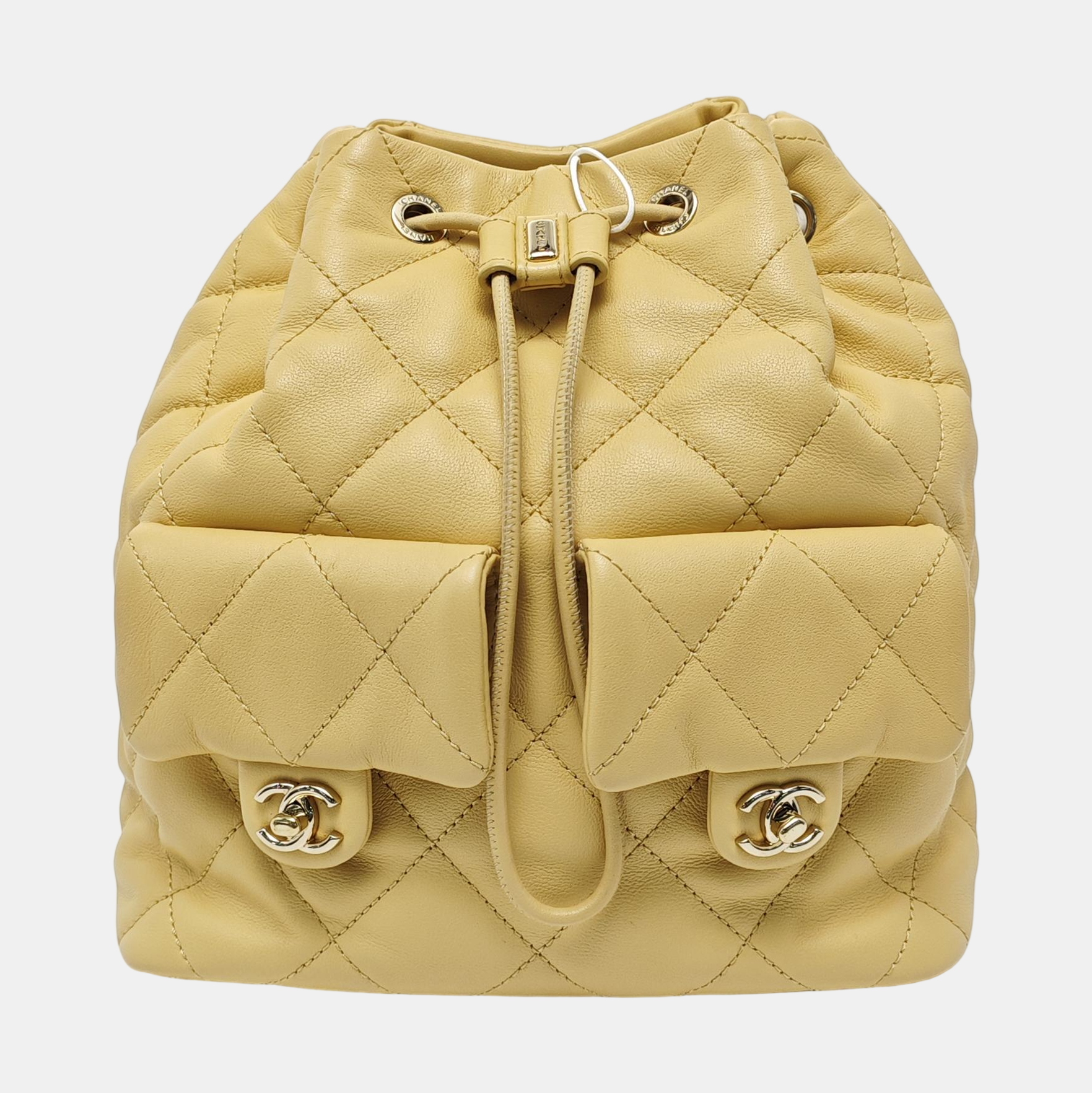 Quilted Calfskin Yellow