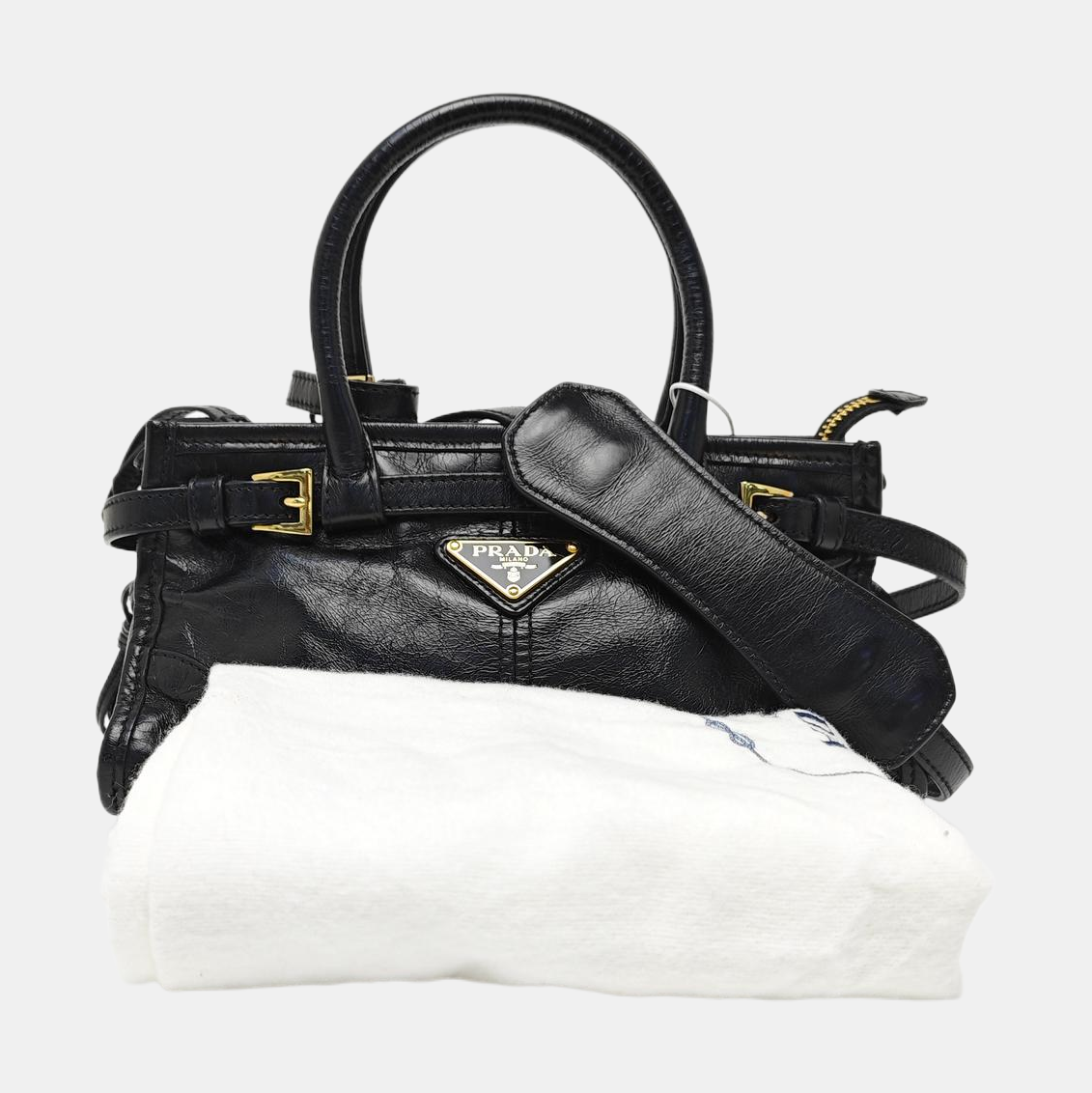 Bonnie Small Calfskin Black