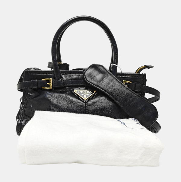 Bonnie Small Calfskin Black